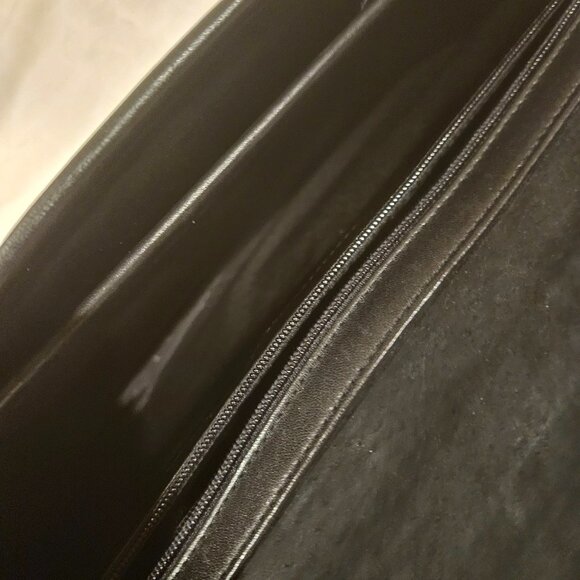 DE BON ATTACHE/BRIEF CASE IN BLACK LEATHER, unisex - Picture 5 of 11